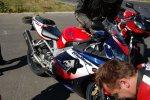  tuż po szlifie... GP RACER nie dla mnie - jak się dogrzeje nie ma marginesu ślizgania i bum (k***a dwa razy) 
