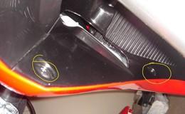 Montaż crashpadów Honda Fireblade CBR 1000RR SC57b