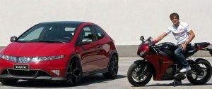 Honda Civic TYPE-S + Honda FIREBLADE SC59